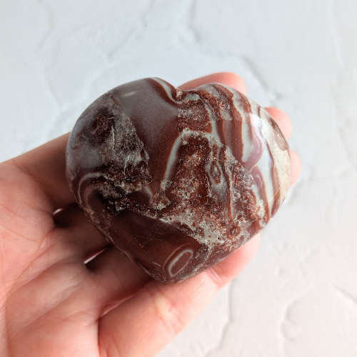 【Rosetta Jasper Heart 117.5g】アフリカ産 ロゼッタジャスパー ハート