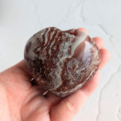 【Rosetta Jasper Heart 117.5g】アフリカ産 ロゼッタジャスパー ハート