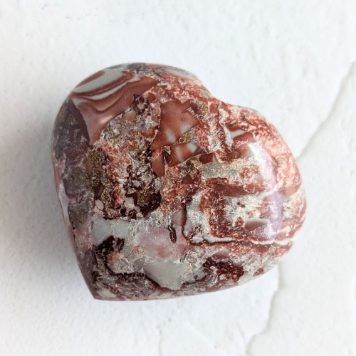 【Rosetta Jasper Heart 124g】アフリカ産 ロゼッタジャスパー ハート