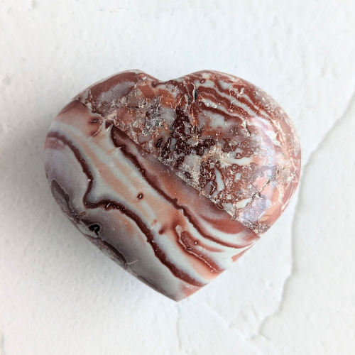 【Rosetta Jasper Heart 124g】アフリカ産 ロゼッタジャスパー ハート