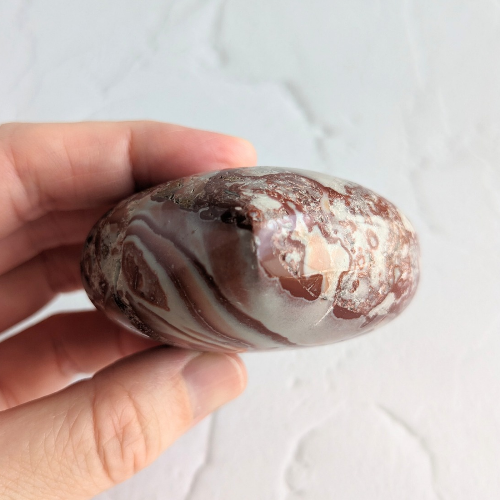 【Rosetta Jasper Heart 124g】アフリカ産 ロゼッタジャスパー ハート
