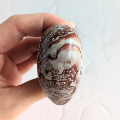 【Rosetta Jasper Heart 124g】アフリカ産 ロゼッタジャスパー ハート