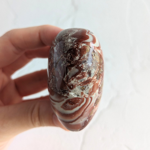 【Rosetta Jasper Heart 124g】アフリカ産 ロゼッタジャスパー ハート