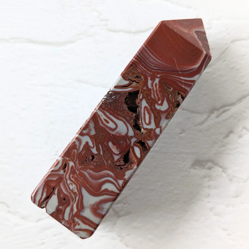 【Rosetta Jasper Tower 184.5g】アフリカ産 ロゼッタジャスパー タワー