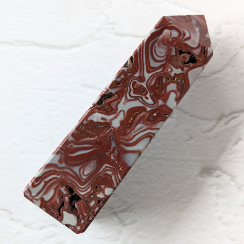【Rosetta Jasper Tower 184.5g】アフリカ産 ロゼッタジャスパー タワー
