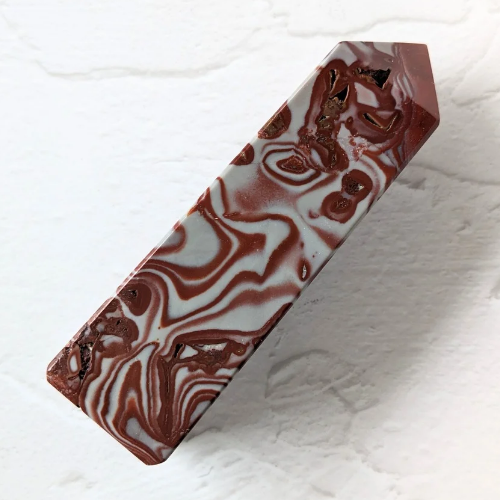 【Rosetta Jasper Tower 184.5g】アフリカ産 ロゼッタジャスパー タワー