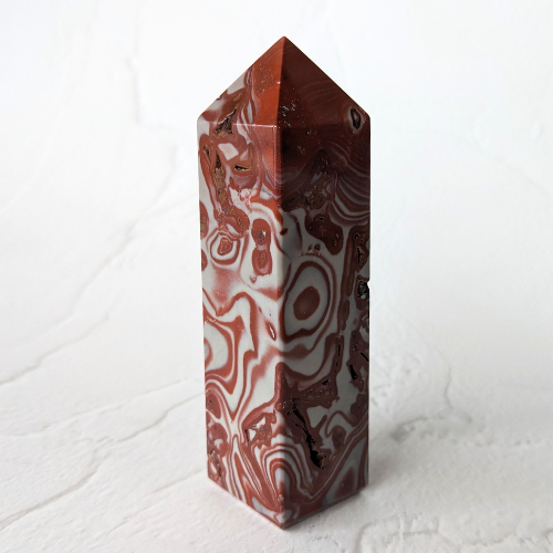 【Rosetta Jasper Tower 184.5g】アフリカ産 ロゼッタジャスパー タワー