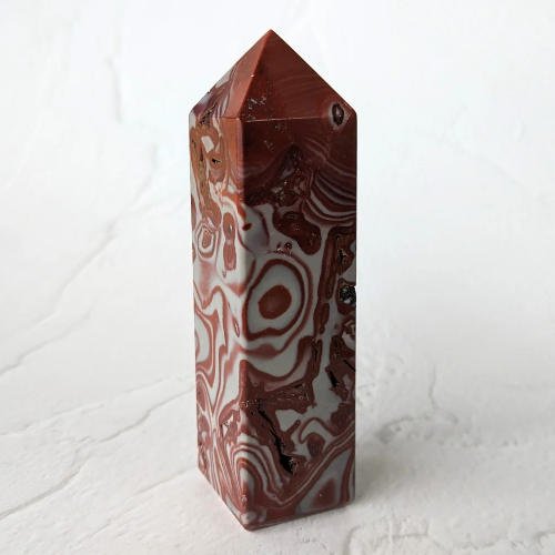 【Rosetta Jasper Tower 184.5g】アフリカ産 ロゼッタジャスパー タワー