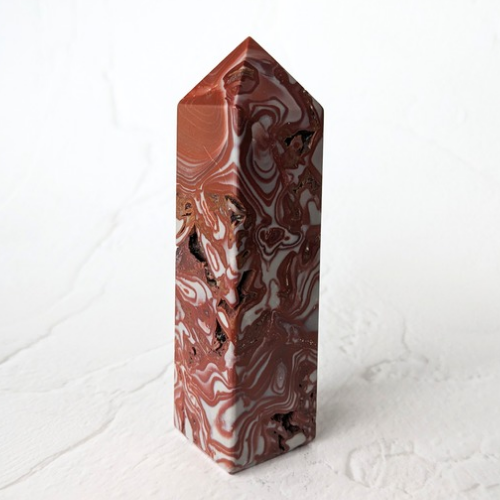 【Rosetta Jasper Tower 184.5g】アフリカ産 ロゼッタジャスパー タワー