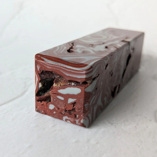 【Rosetta Jasper Tower 184.5g】アフリカ産 ロゼッタジャスパー タワー
