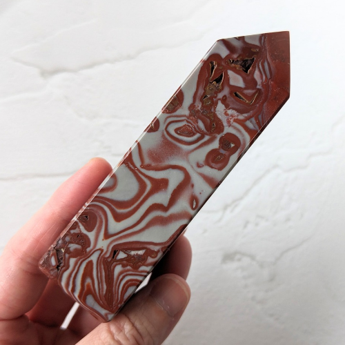 【Rosetta Jasper Tower 184.5g】アフリカ産 ロゼッタジャスパー タワー