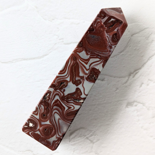 【Rosetta Jasper Tower 221.5g】アフリカ産 ロゼッタジャスパー タワー