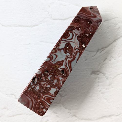 【Rosetta Jasper Tower 221.5g】アフリカ産 ロゼッタジャスパー タワー