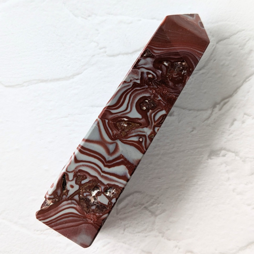 【Rosetta Jasper Tower 221.5g】アフリカ産 ロゼッタジャスパー タワー
