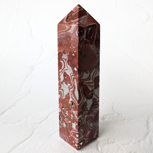 【Rosetta Jasper Tower 221.5g】アフリカ産 ロゼッタジャスパー タワー