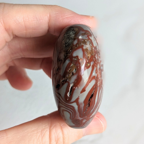 【Rosetta Jasper Heart 64.5g】アフリカ産 ロゼッタジャスパー ハート