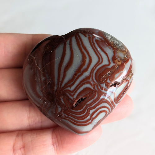 【Rosetta Jasper Heart 64.5g】アフリカ産 ロゼッタジャスパー ハート