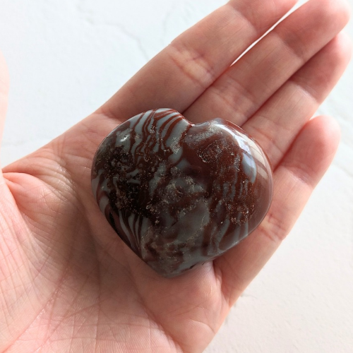 【Rosetta Jasper Heart 64.5g】アフリカ産 ロゼッタジャスパー ハート