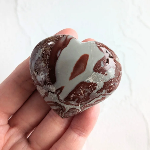 【Rosetta Jasper Heart 65g】アフリカ産 ロゼッタジャスパー ハート