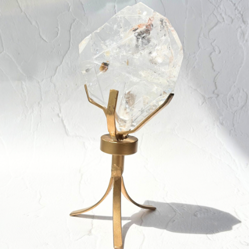【Lemurian Quartz Sculpture】ブラジル・バイーア産レムリアンクォーツスカルプチャー(スタンド付)