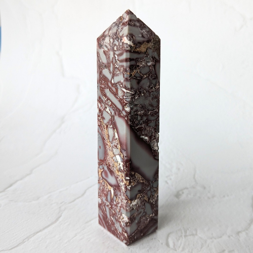 【Rosetta Jasper Tower  188.5g】アフリカ産 ロゼッタジャスパー タワー