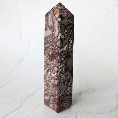 【Rosetta Jasper Tower  188.5g】アフリカ産 ロゼッタジャスパー タワー