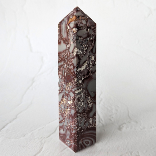 【Rosetta Jasper Tower  188.5g】アフリカ産 ロゼッタジャスパー タワー