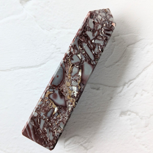 【Rosetta Jasper Tower  188.5g】アフリカ産 ロゼッタジャスパー タワー