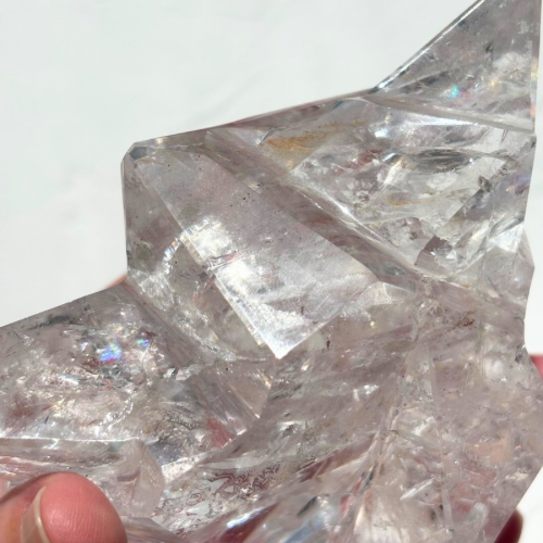 【Lemurian Quartz Sculpture】ブラジル・バイーア産レムリアンクォーツスカルプチャー(スタンド付)