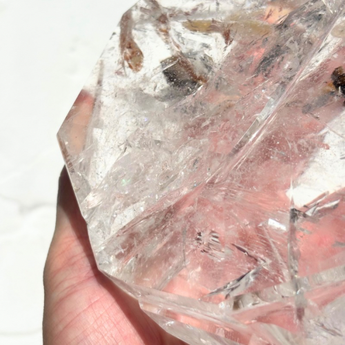【Lemurian Quartz Sculpture】ブラジル・バイーア産レムリアンクォーツスカルプチャー(スタンド付)