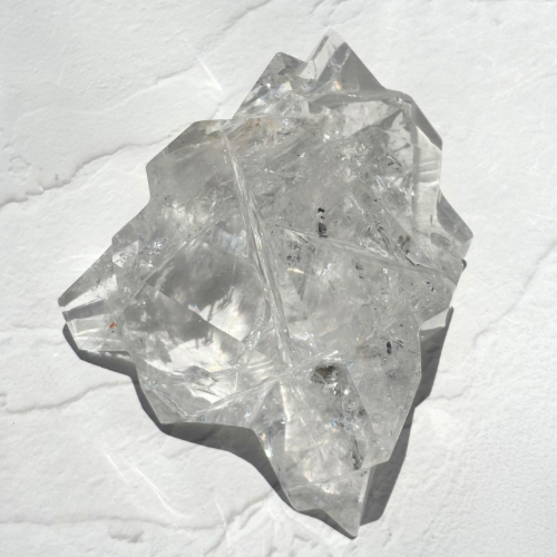 【Lemurian Quartz Sculpture】ブラジル・バイーア産レムリアンクォーツスカルプチャー(スタンド付)