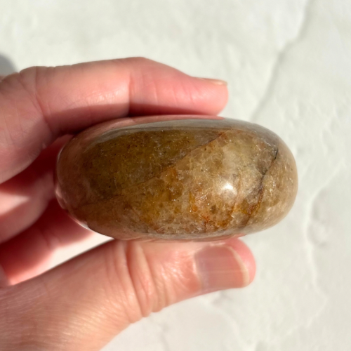 【Pyrite × Golden Healer Palm Stone⑦】インド産 パイライト×ゴールデンヒーラー パーム