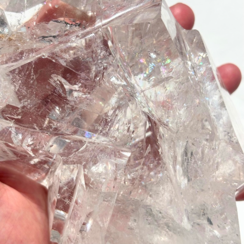 【Lemurian Quartz Sculpture】ブラジル・バイーア産レムリアンクォーツスカルプチャー(スタンド付)