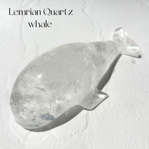 【Lemrian Quartz whale】ブラジル・ディアマンティーナ産レムリアンクォーツくじら