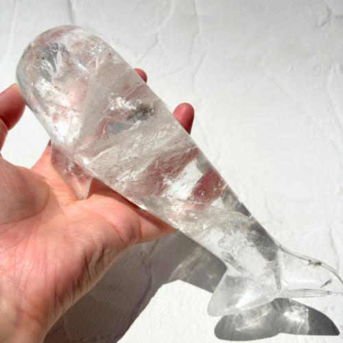 【Lemrian Quartz whale】ブラジル・ディアマンティーナ産レムリアンクォーツくじら