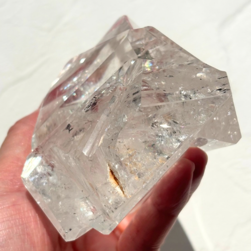 【Lemurian Quartz Sculpture】ブラジル・バイーア産レムリアンクォーツスカルプチャー(スタンド付)