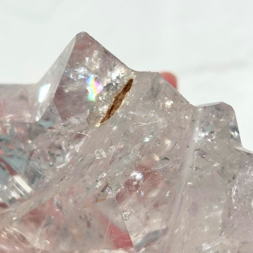 【Lemurian Quartz Sculpture】ブラジル・バイーア産レムリアンクォーツスカルプチャー(スタンド付)