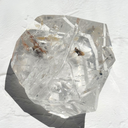 【Lemurian Quartz Sculpture】ブラジル・バイーア産レムリアンクォーツスカルプチャー(スタンド付)