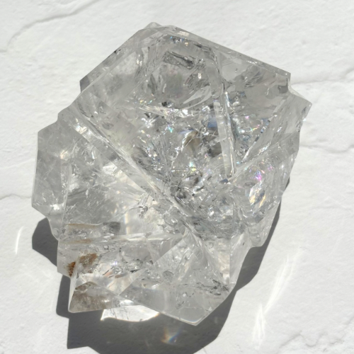【Lemurian Quartz Sculpture】ブラジル・バイーア産レムリアンクォーツスカルプチャー(スタンド付)