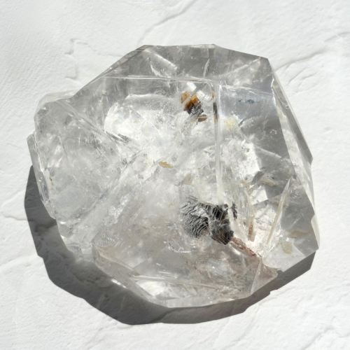 【Lemurian Quartz Sculpture】ブラジル・バイーア産レムリアンクォーツスカルプチャー(スタンド付)