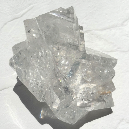 【Lemurian Quartz Sculpture】ブラジル・バイーア産レムリアンクォーツスカルプチャー(スタンド付)