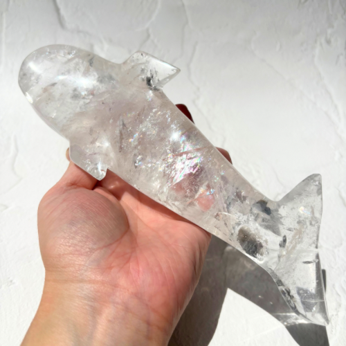 【Lemrian Quartz whale】ブラジル・ディアマンティーナ産レムリアンクォーツくじら