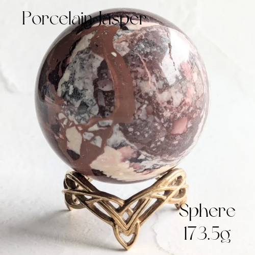 【porcelain jasper Sphere 173.5g】ポーセリンジャスパースフィア