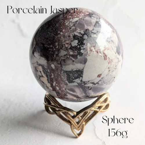 【porcelain jasper Sphere 156g】ポーセリンジャスパースフィア