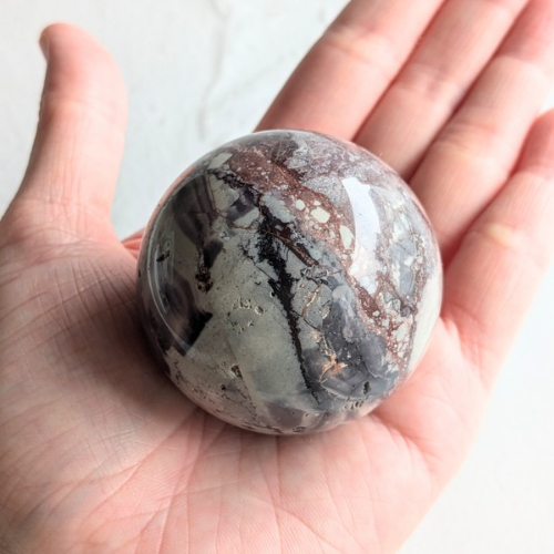 【porcelain jasper Sphere 156g】ポーセリンジャスパースフィア