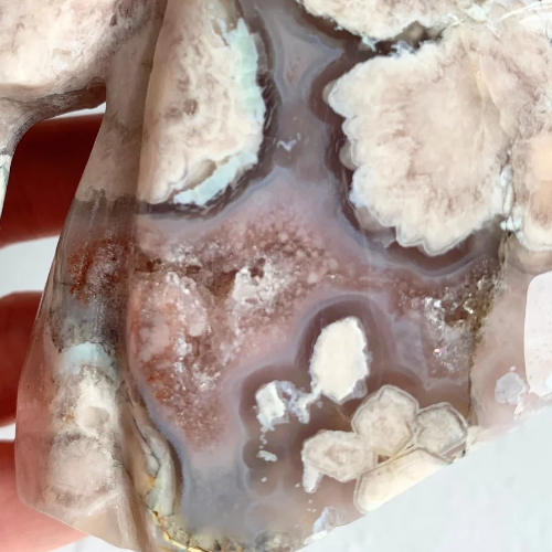 【Flower Agate Unicorn 274g】フラワーアゲート ユニコーン