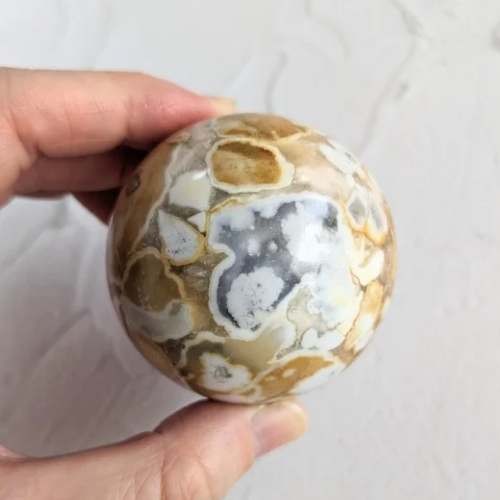 【King Cobra Jasper Sphere 190.5g】インド産 キングコブラジャスパー スフィア