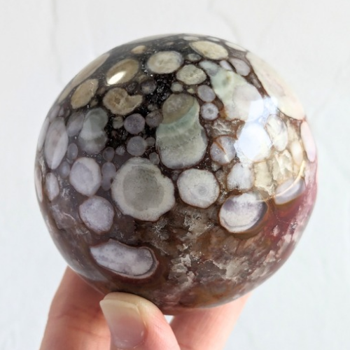 【King Cobra Jasper Sphere 407g】インド産 キングコブラジャスパー スフィア