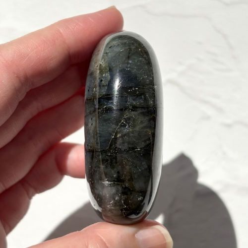 【Labradorite Palm Stone③】マダガスカル産 ラブラドライトパーム