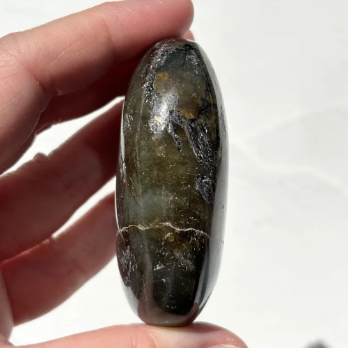 【Labradorite Palm Stone⑥】マダガスカル産 ラブラドライト パームストーン